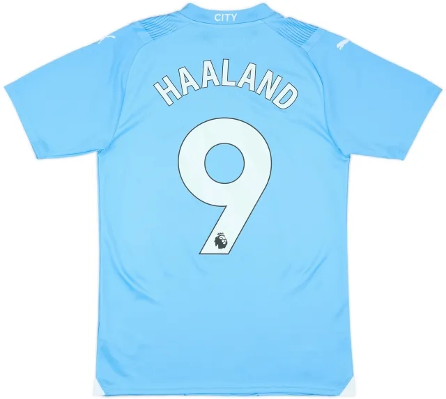 2024-25 Manchester City Home Shirt Haaland #9 - 10/10 - (S)