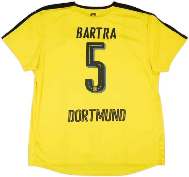 2016-17 Borussia Dortmund Home Shirt Bartra #5 - 8/10 - (3XL)