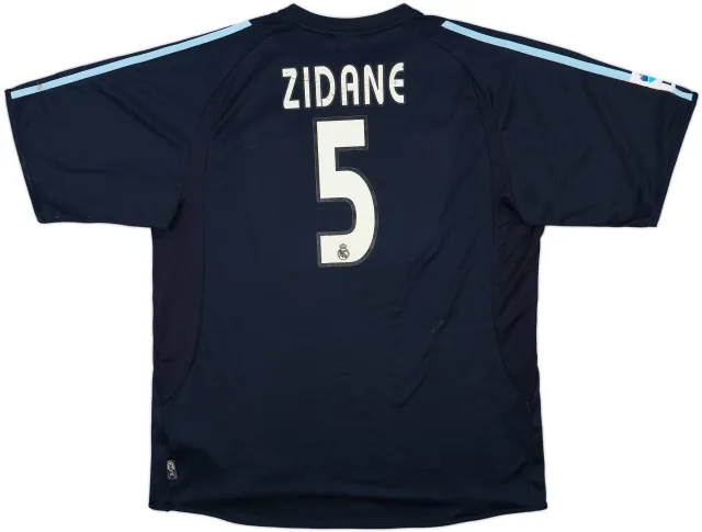 2003-04 Real Madrid Away Shirt Zidane #5 - 4/10 - (XL)