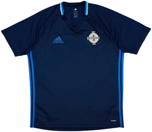 2016-17 Northern Ireland adizero Training Shirt - 10/10 - (L)