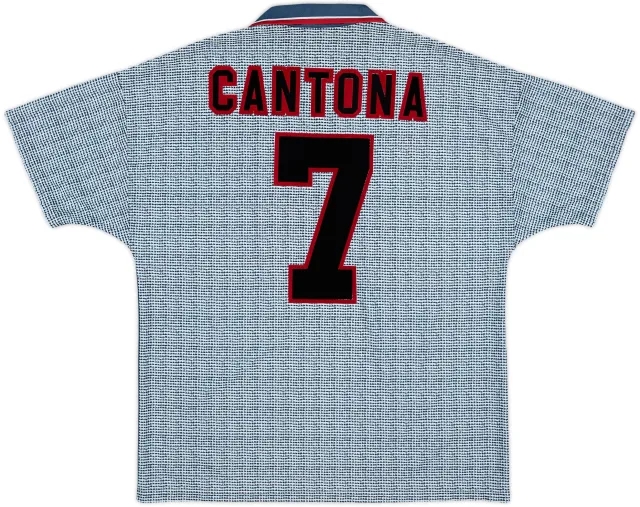 1995-96 Manchester United Away Shirt Cantona #7 - 9/10 - (L)