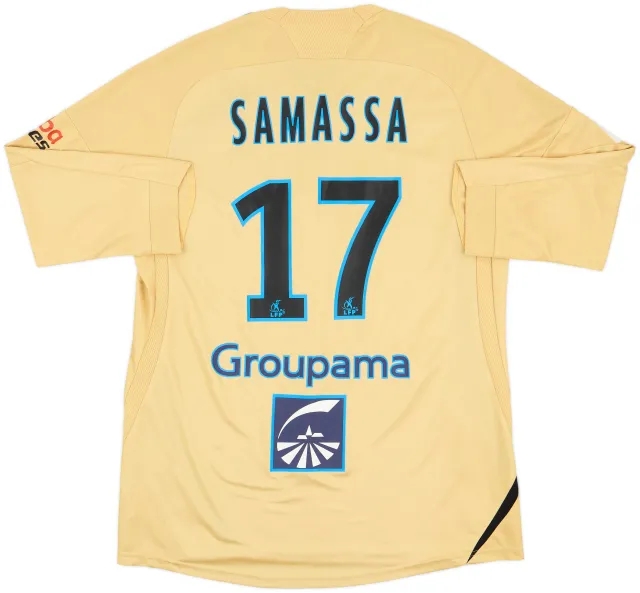 2008-09 Olympique Marseille Third Shirt Samassa #17 - 8/10 - (L)