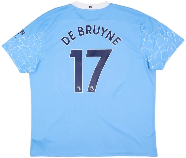 2020-21 Manchester City Home Shirt De Bruyne #17 - 10/10 - (3XL)