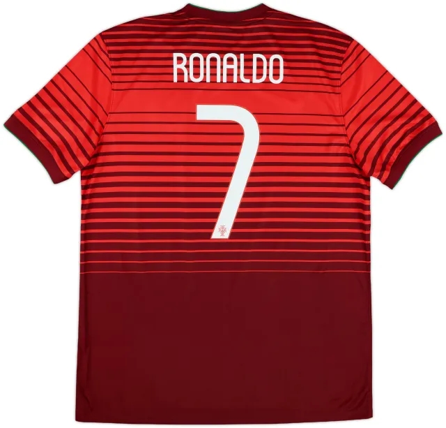 2014-15 Portugal Home Shirt Ronaldo #7 (L)
