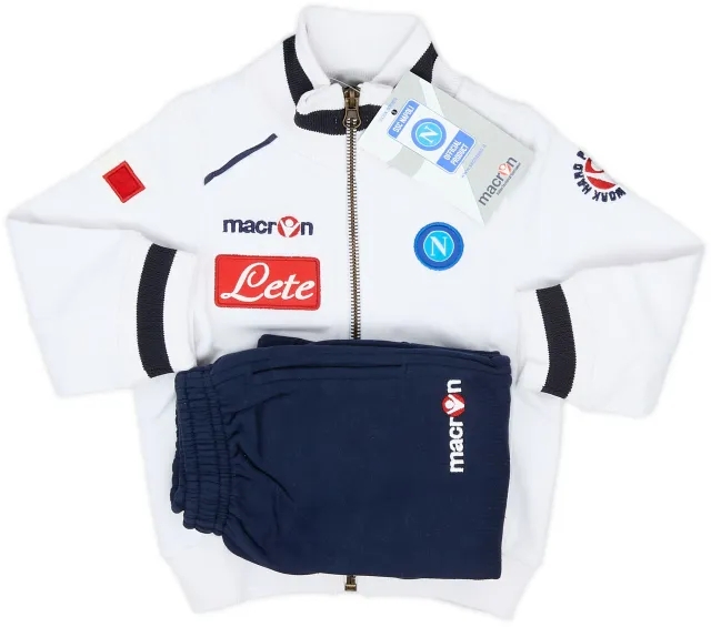 2009-10 Napoli Macron Tracksuit (3-6 Months)