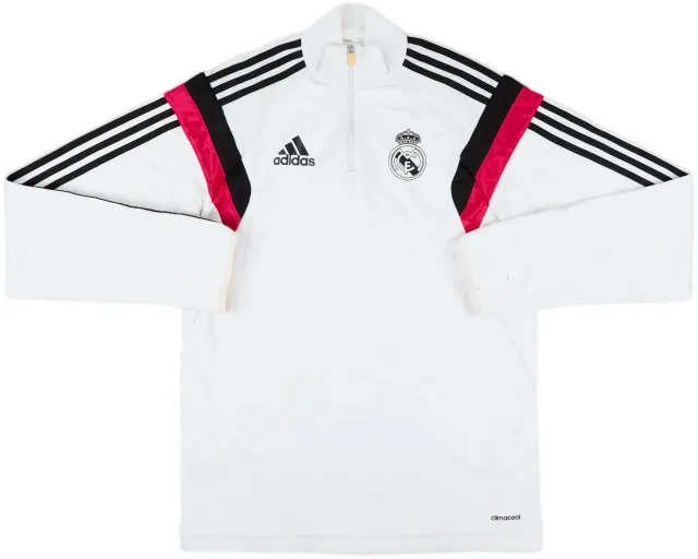 2014-15 Real Madrid adidas 1/4 Zip Drill Top - 6/10 - (S)