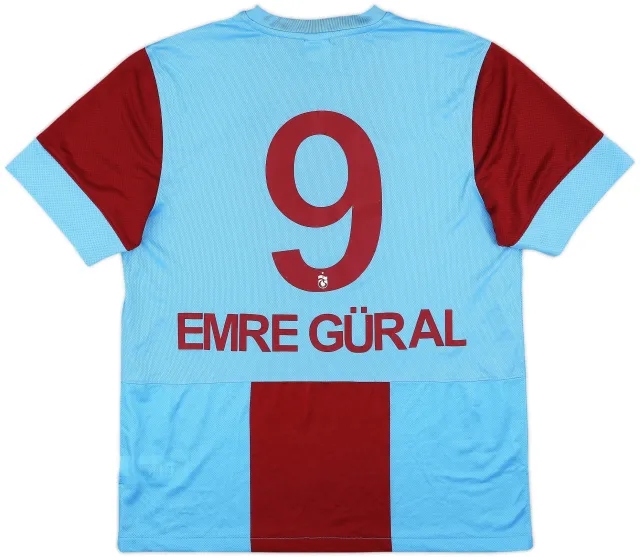 2013-14 Trabzonspor Home Shirt Emre Gural #9 - 8/10 - (L)