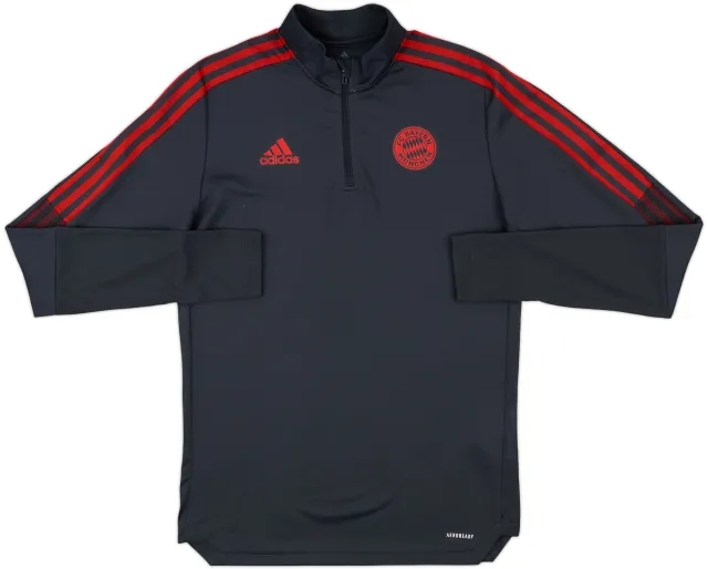 2021-22 Bayern Munich adidas 1/4 Zip Training Top - 10/10 - (M)
