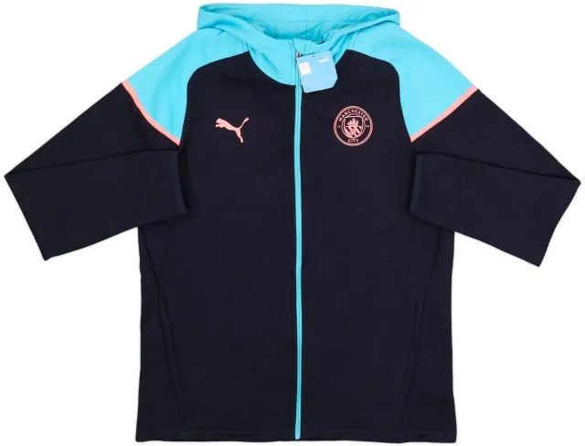 2023-24 Manchester City Puma Hooded Track Jacket (L)