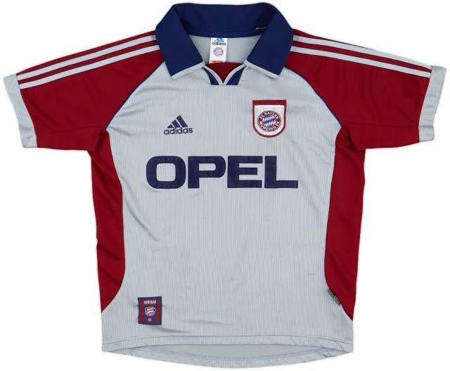 adidas Bayern Munich Mens SS Home Shirt 1998/99