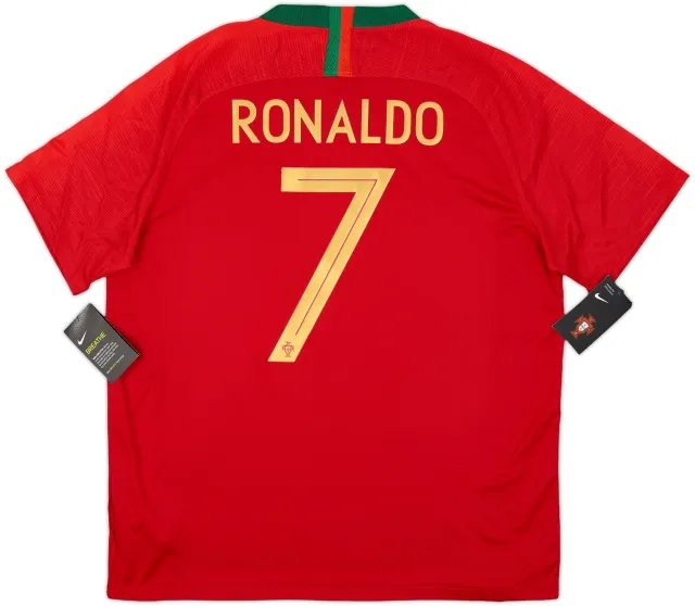 2018-19 Portugal Home Shirt Ronaldo #7 (XL)