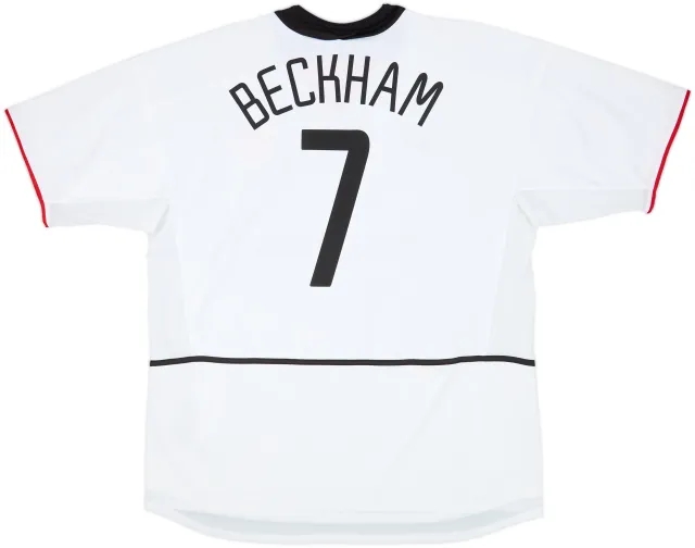 2002-03 Manchester United Away Shirt Beckham #7 (XXL)
