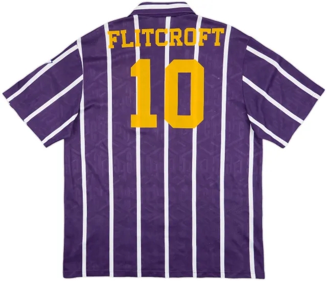 1993-94 Manchester City Away Shirt Flitcroft #10 - 6/10 - (XL)