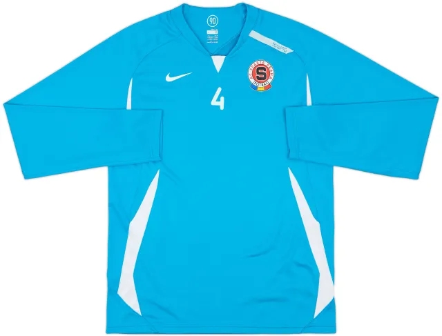 2007-08 Sparta Prague Player Issue Nike Training L/S Shirt #4 - 7/10 - (M)