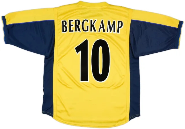 1999-01 Arsenal Away Shirt Bergkamp #10 - 8/10 - (L)