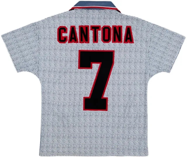 1995-96 Manchester United Away Shirt Cantona #7 - 9/10 - (Y)