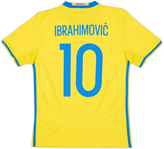 2016-17 Sweden Home Shirt Ibrahimovic #10 - 10/10 - (S)