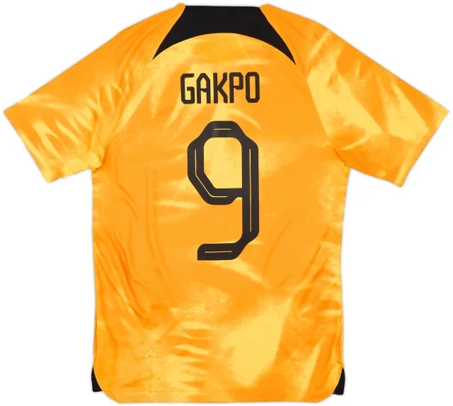 2022-23 Netherlands Home Shirt Gakpo #9 - 10/10 - (S)