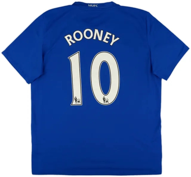 2008-09 Manchester United Third Shirt Rooney #10 - 6/10 - (L)