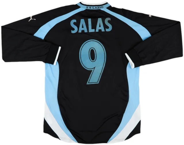1999-00 Lazio Away L/S Shirt Salas #9 - 7/10 - (M)