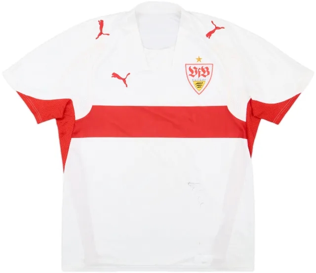 2007-08 Stuttgart Signed Home Shirt - 7/10 - (XL)