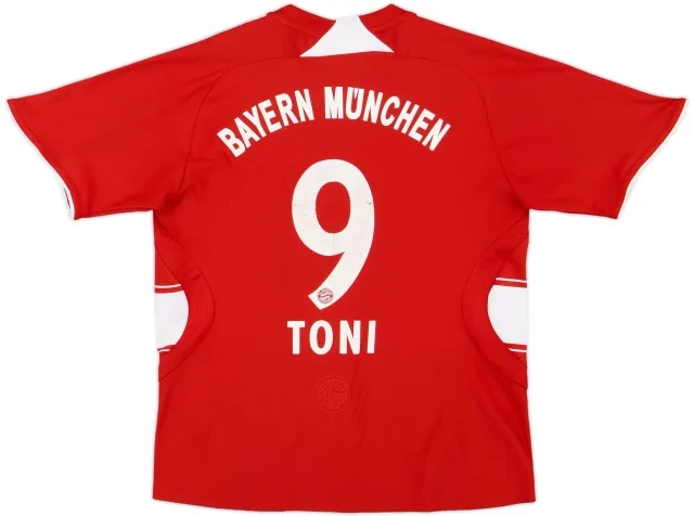 adidas Bayern Munich Boys SS Home Shirt 2007/08