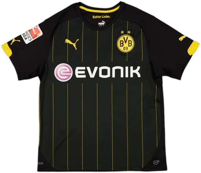 Puma Borussia Dortmund Mens SS Away Shirt 2014/16