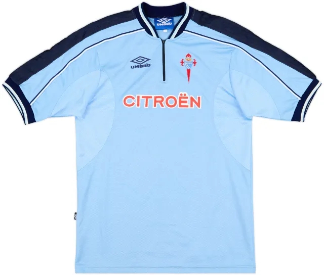 1999-01 Celta Vigo Home Shirt - 9/10 - (S)