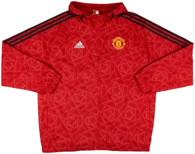 2023-24 Manchester United adidas DNA Windbreaker Jacket - 8/10 - (XL)