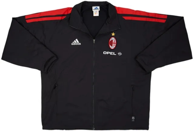 2001-02 AC Milan adidas Track Jacket - 8/10 - (XL)
