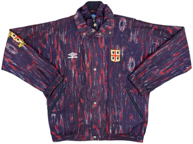 1990-91 Cagliari Umbro Track Jacket - 10/10 - (M)