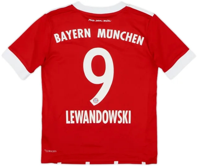 adidas Bayern Munich Boys SS Home Shirt 2017/18