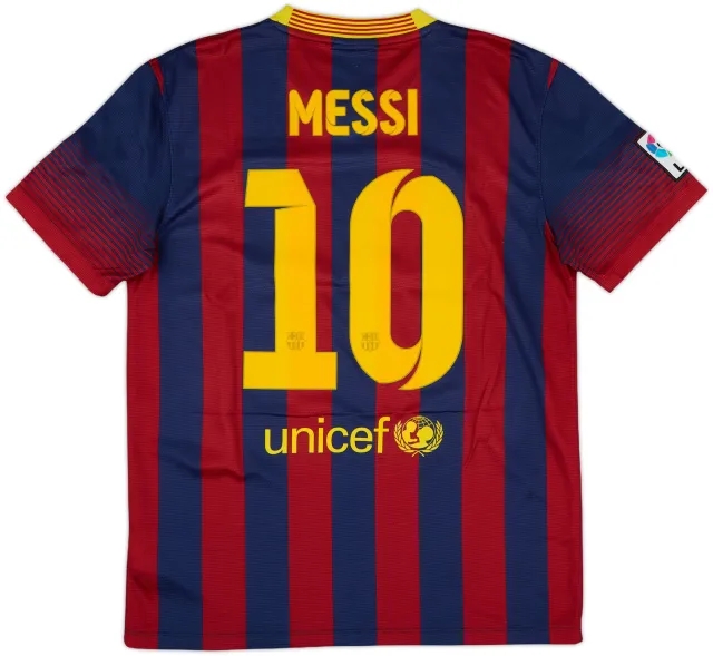 2014-15 Barcelona Home Shirt Messi #10 - 8/10 - (M)
