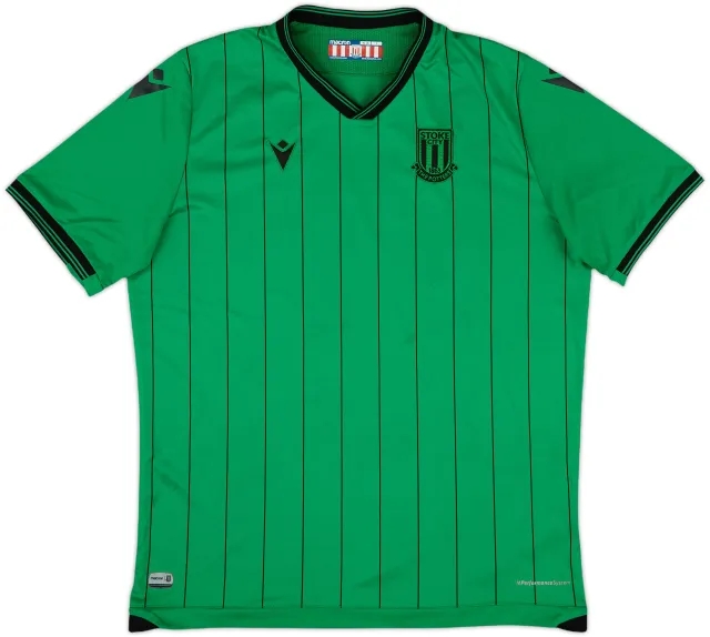 2021-22 Stoke City Away Shirt - 10/10 - (XL.Boys)