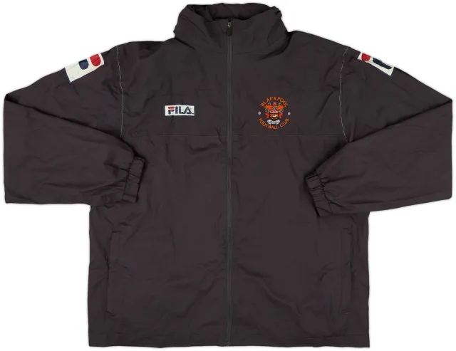 2012-13 Blackpool Fila Hooded Rain Jacket - 6/10 - (XL)