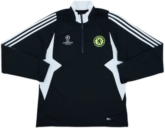 2007-08 Chelsea adidas CL 1/4 Zip Drill Top - 7/10 - (L)