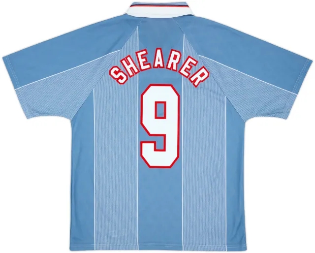 1996-97 England Away Shirt Shearer #9 - 10/10 - (L)