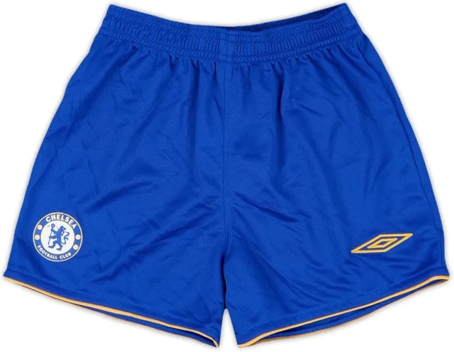 2005-06 Chelsea Home Shorts - 6/10 - (6-7 Years)