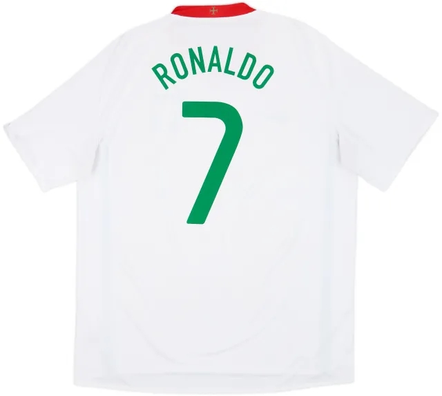 2008-10 Portugal Away Shirt Ronaldo #7 - 6/10 - (XL)