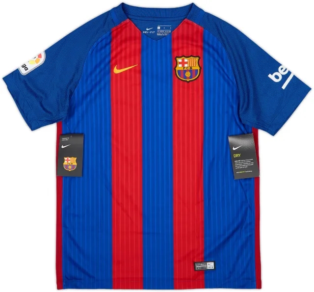 2016-17 Barcelona Home Shirt (L.Boys)