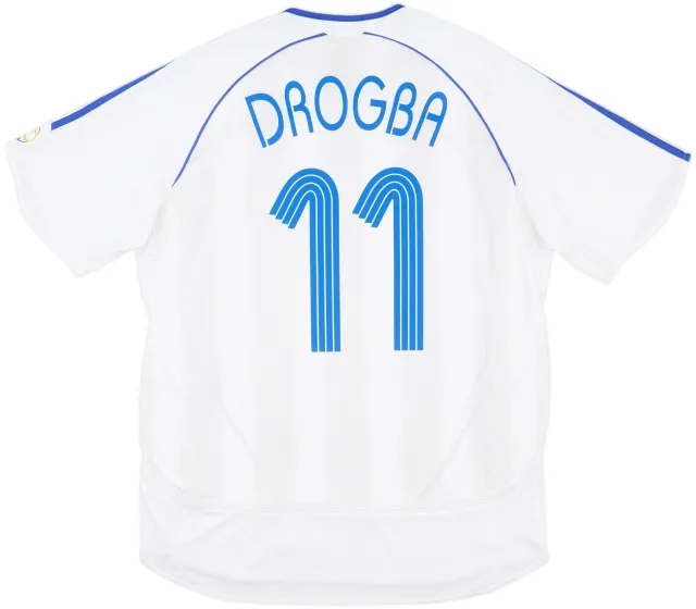 2006-07 Chelsea Away Shirt Drogba #11 - 8/10 - (L)