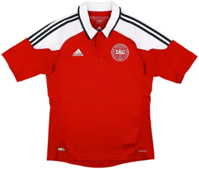 adidas Denmark Mens SS Home Shirt 2012