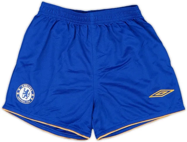 2005-06 Chelsea Home Shorts - 8/10 - (6-7 Years)