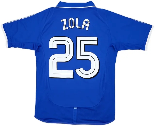 2001-03 Chelsea Home Shirt Zola #25 - 8/10 - (S)