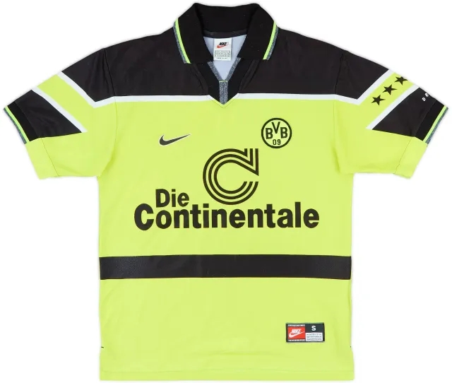 Nike Borussia Dortmund Mens SS Home Shirt 1997/98