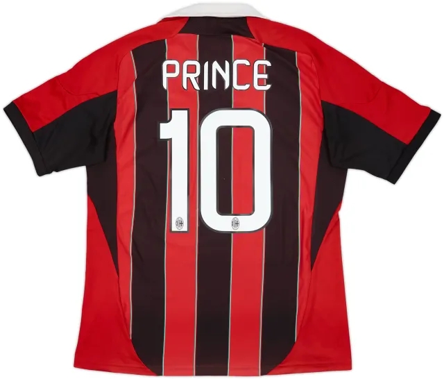 2012-13 AC Milan Home Shirt Prince #10 - 6/10 - (M)