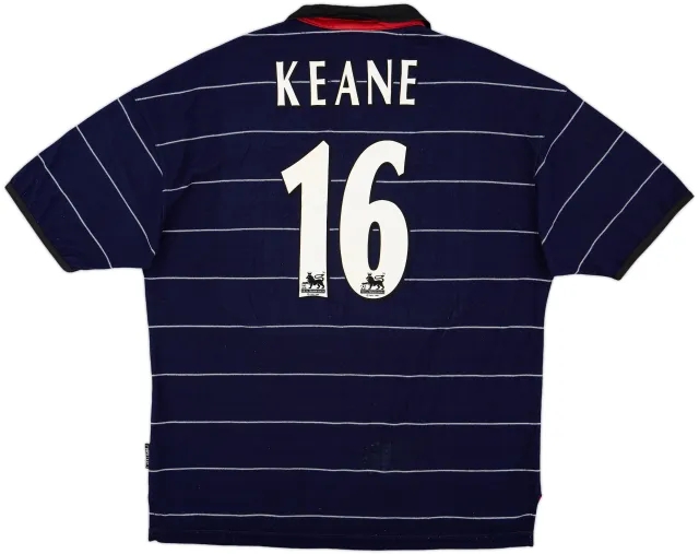 1999-00 Manchester United Away Shirt Keane #16 - 8/10 - (XL)