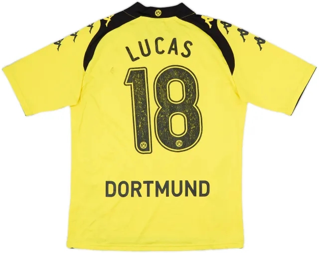 2009-10 Borussia Dortmund Home Shirt Lucas #18 - 5/10 - (L)
