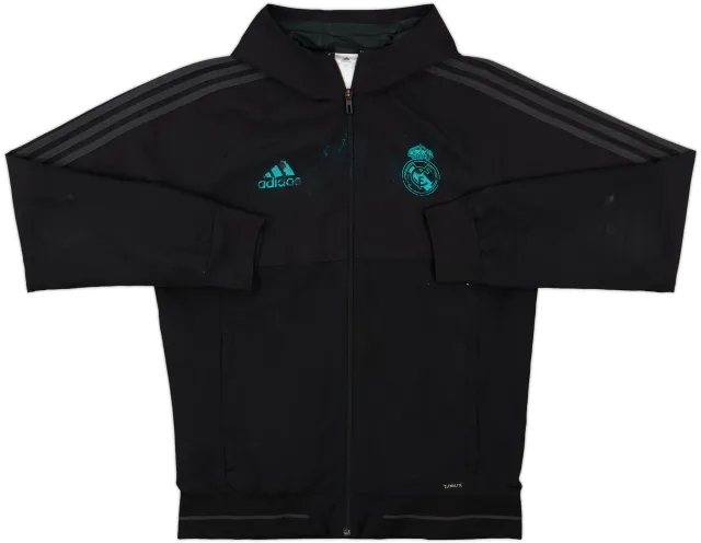 2017-18 Real Madrid adidas Hooded Track Jacket - 4/10 - (L)