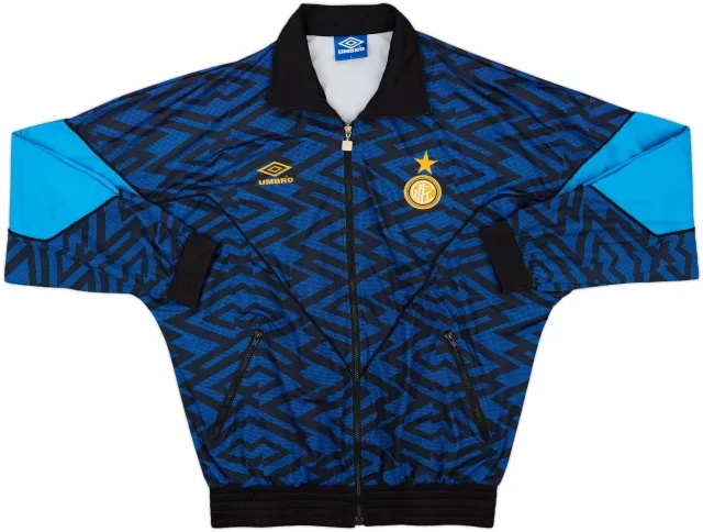 1992-93 Inter Milan Umbro Track Jacket - 8/10 - (L)